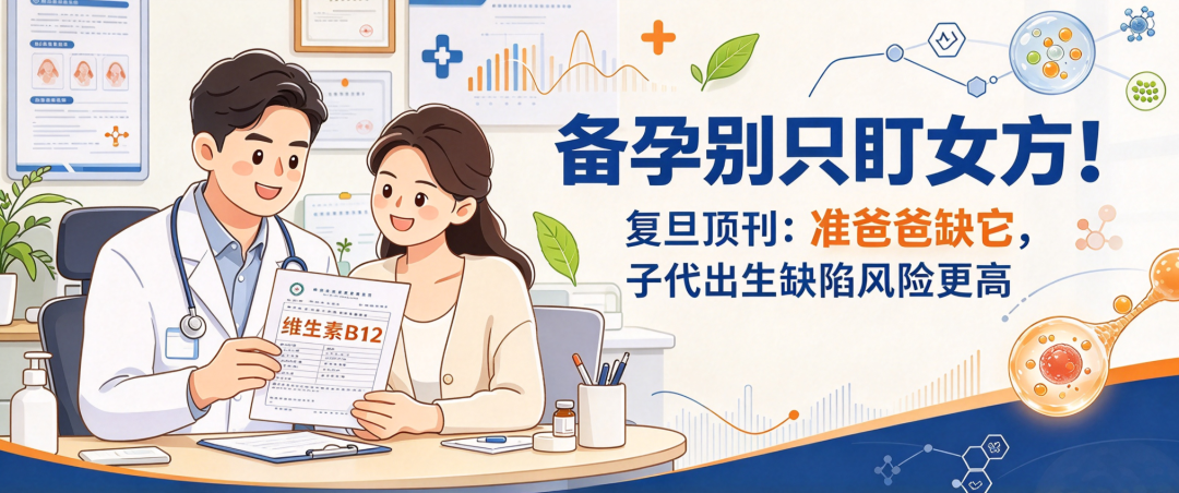备孕不只看女方!父亲缺少这个维生素,子代风险随之上升